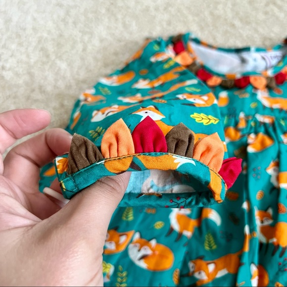 NWOT Cotton Kids Fox Dress - Picture 5 of 8